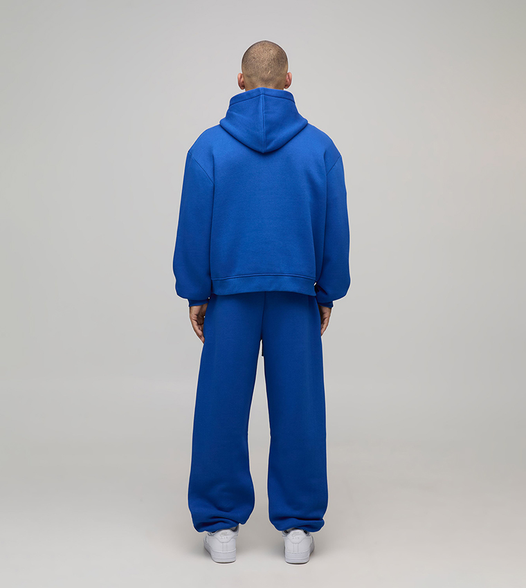 Solid Long Sleeves Oversized Hoodie