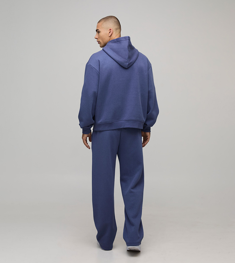 Solid Long Sleeves Oversized Hoodie