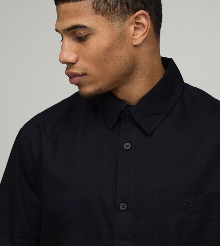 Long Sleeves Oversized Oxford Shirt