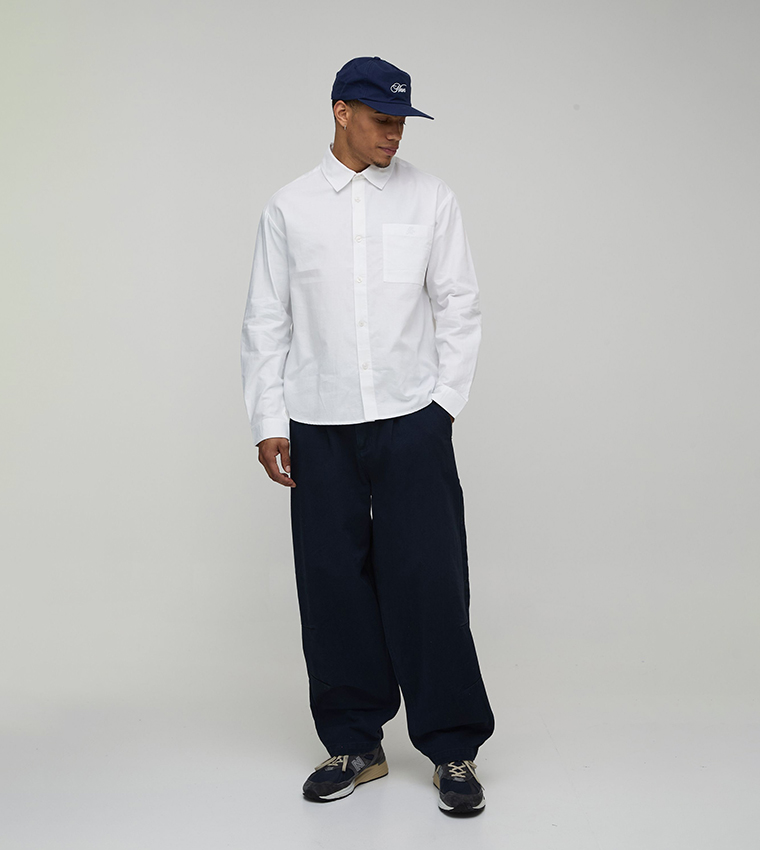 Long Sleeves Oversized Oxford Shirt