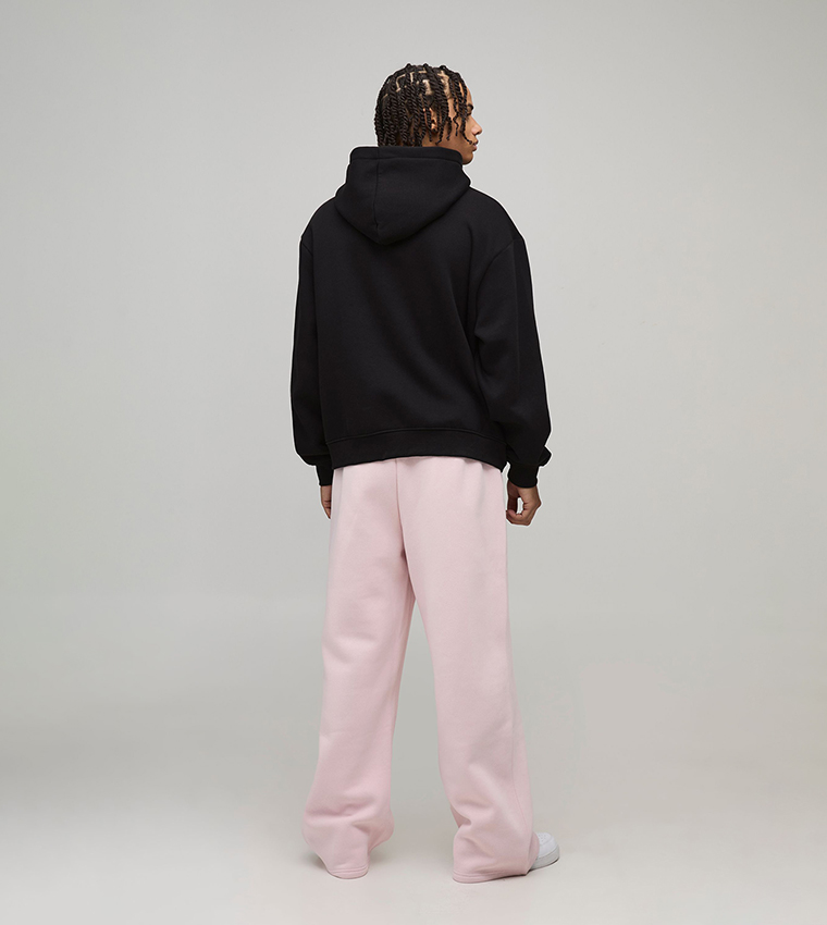 بنطلون رياضة واسع بطبعة 