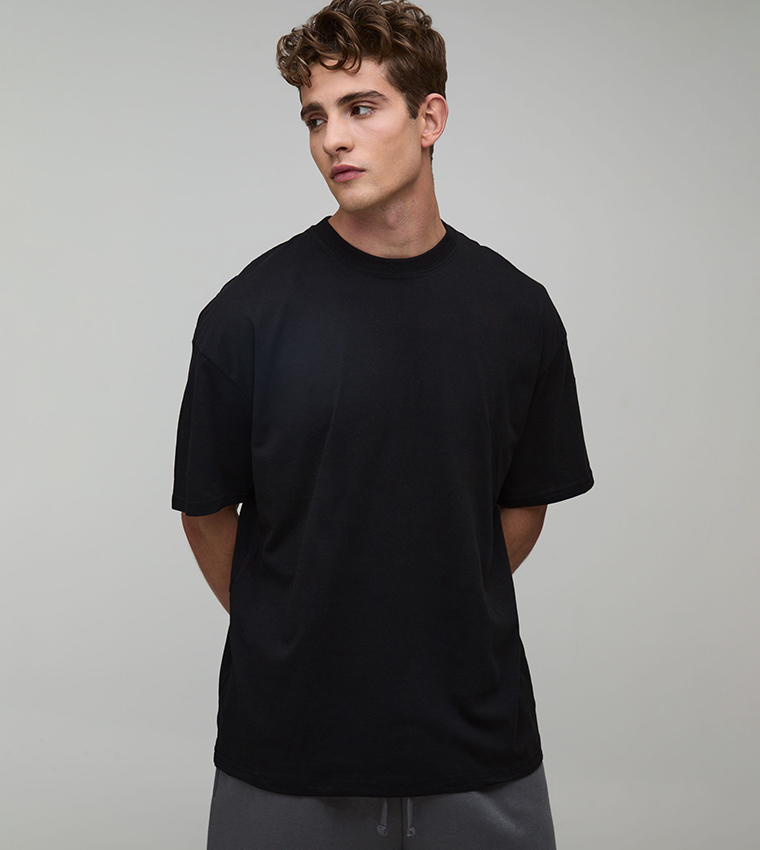 2-Pack Crew Neck Oversized T-Shirts