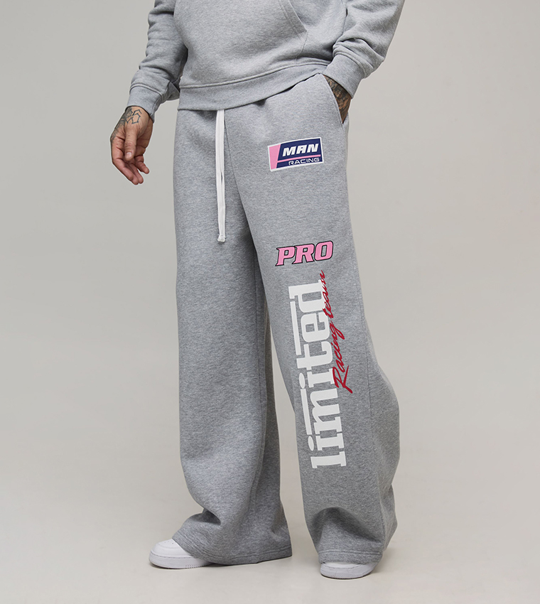 Tall Moto Graphic Extreme Wide Leg Sweatpants