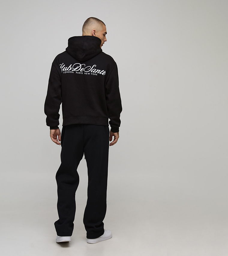 Club De Sante Printed Oversized Hoodie