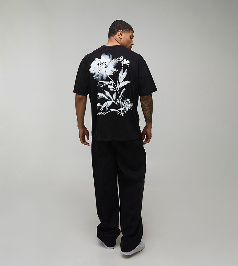 Floral Printed Oversized T-Shirt
