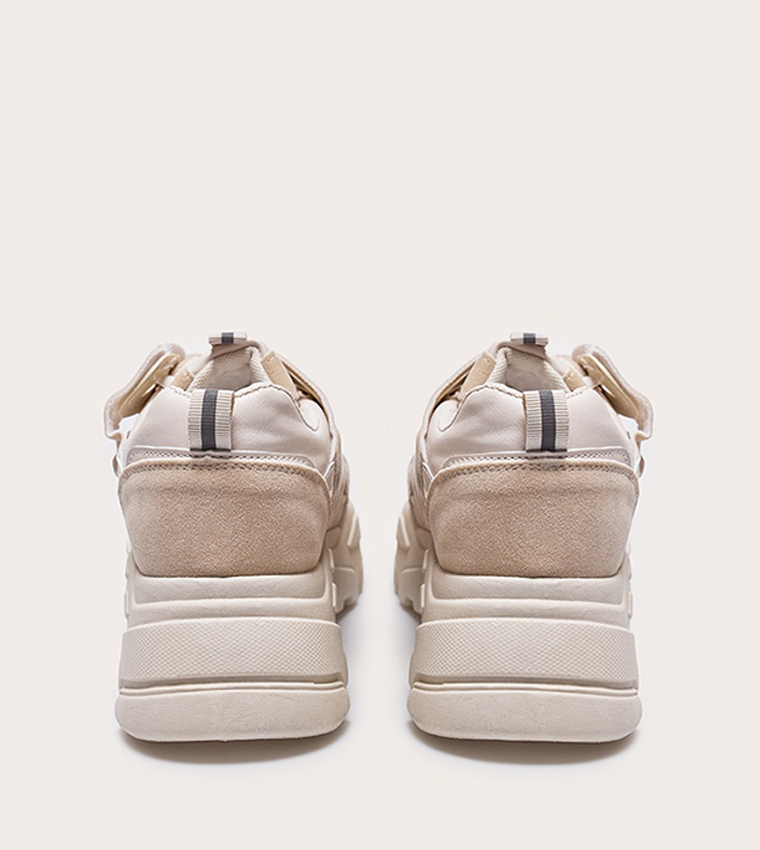 Chunky Panelled Color Block Sneakers