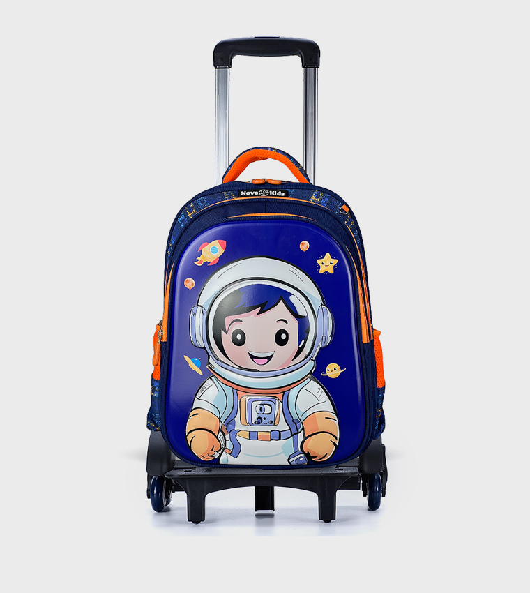 3D Printed 16.5" Trolley School Bag - Astronaut