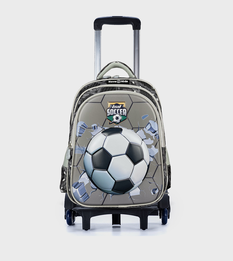3D Printed Trolley School Bag - Soccer