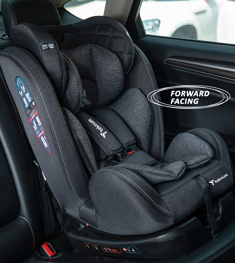 Teknum Evolve 2 Car Seat with Dad's Diaper Hand Bag (0-12yrs)