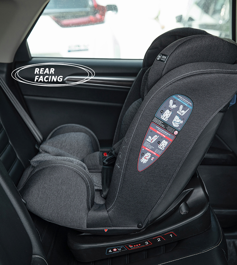 Teknum Evolve 2 Car Seat with Dad's Diaper Hand Bag (0-12yrs)