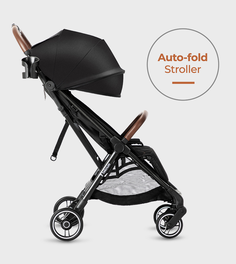 Teknum Travel Explorer 2 Auto Fold Stroller with Dad's Diaper Hand Bag