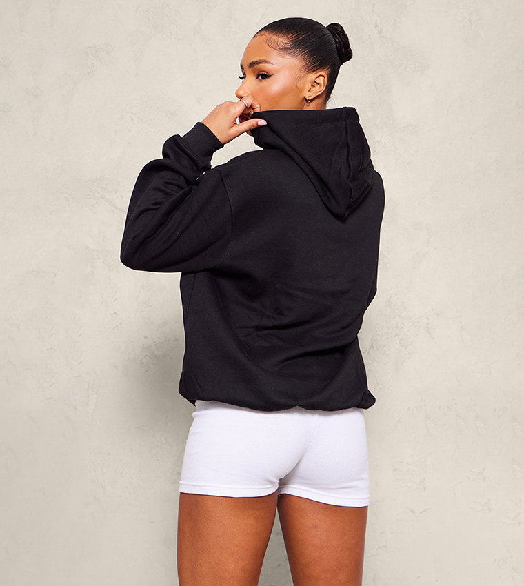 Embroidered Oversized Hoodie
