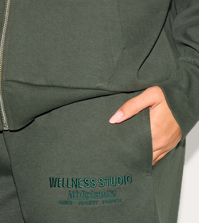 Premium Embroidered Oversized Sweatpants