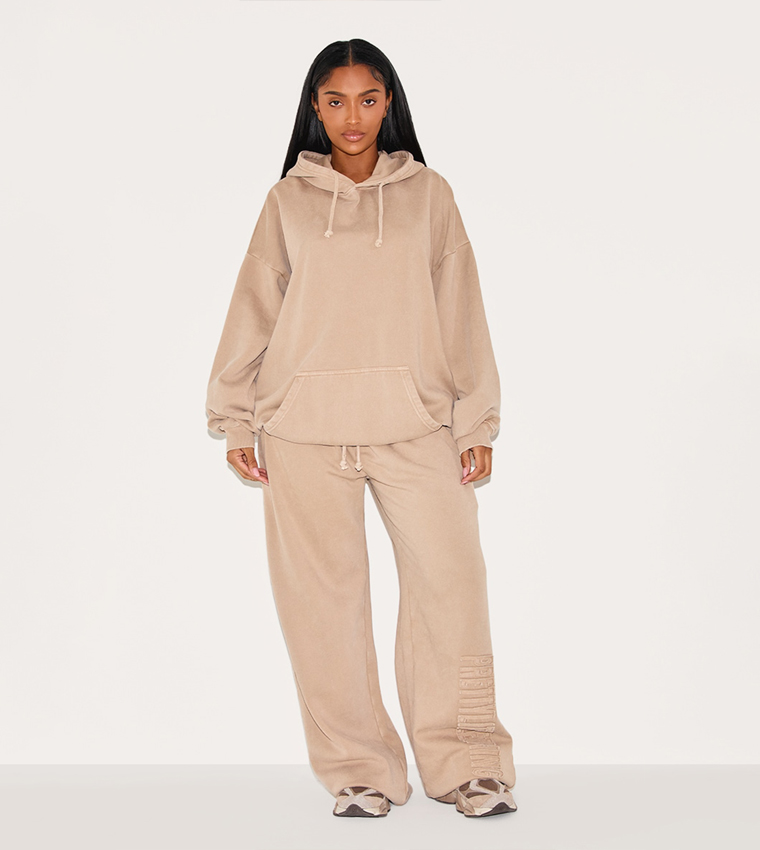Shape Solid Long Sleeves Hoodie