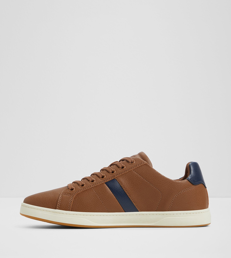 COELIN Contrast Detail Lace-Up Sneakers