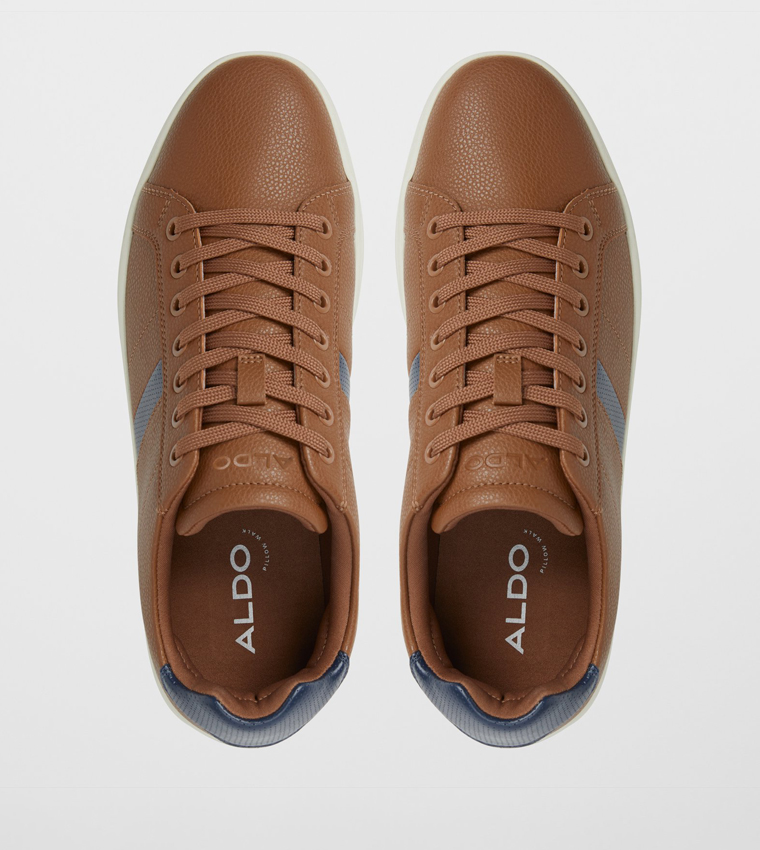 COELIN Contrast Detail Lace-Up Sneakers