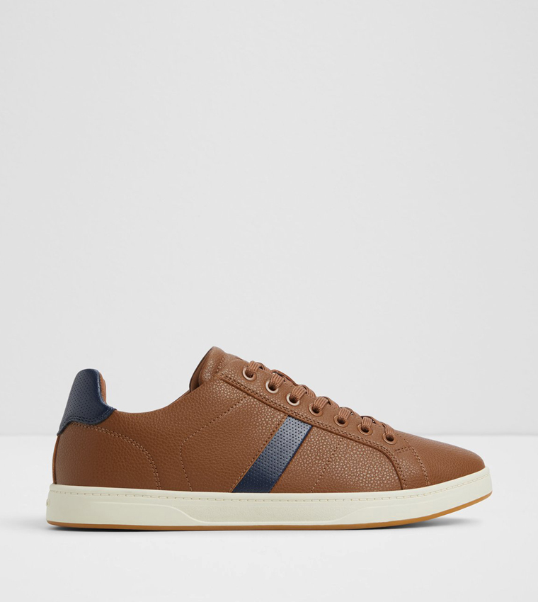 COELIN Contrast Detail Lace-Up Sneakers