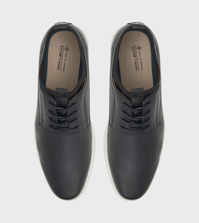 COLBERT Textured Lace-Up Shoes