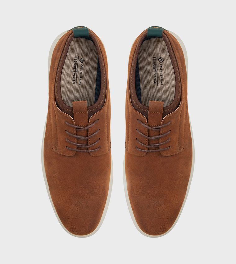 COLBERT Textured Lace-Up Shoes
