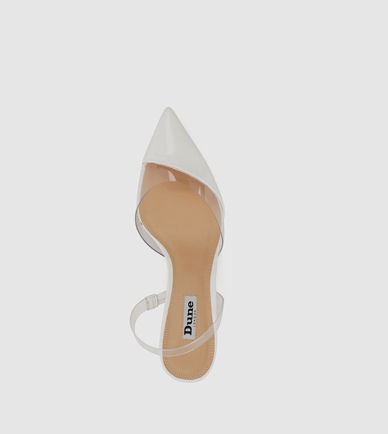 Dune shop white pumps