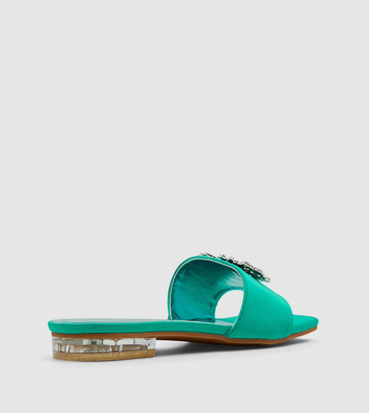 Buy Call It Spring CONTESSA Embellished Square Toe Flat Sandals In