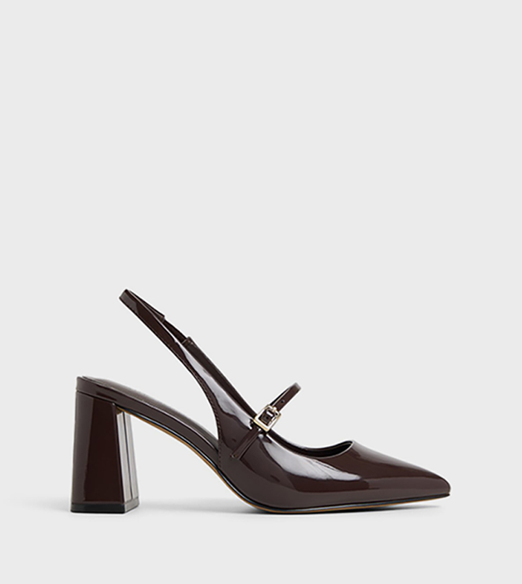 COQUETTTE Buckle Detail Slingback Pumps