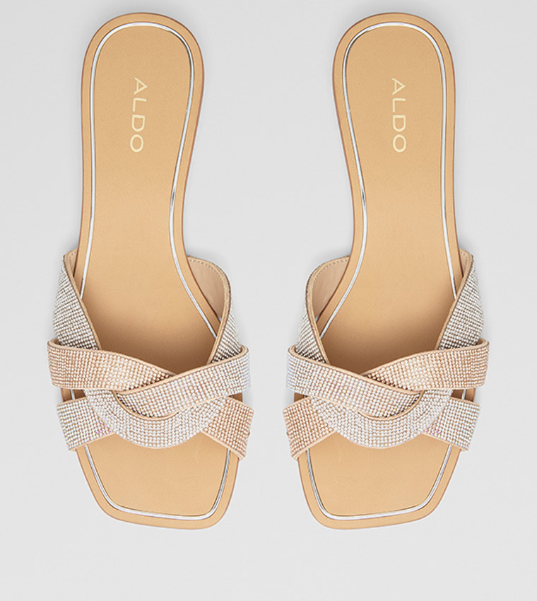 Buy Aldo Coredith Flat Sandals In Beige 6thstreet Uae 