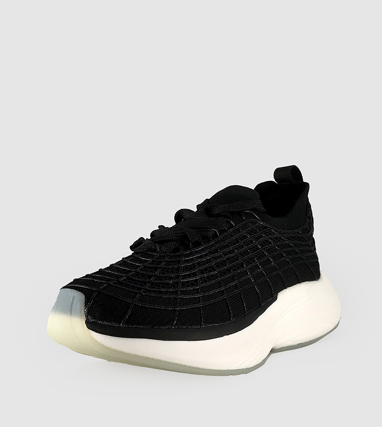 Knitted Athletic Techloom Running Shoes