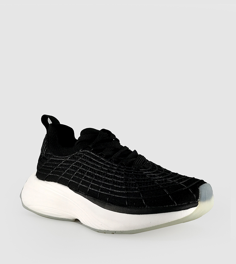 Knitted Athletic Techloom Running Shoes