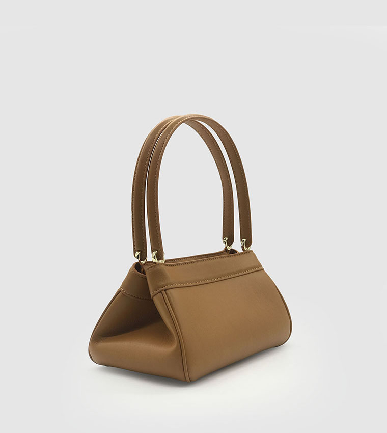 Metal Accent Shoulder Bag
