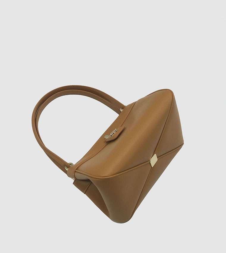 Metal Accent Shoulder Bag