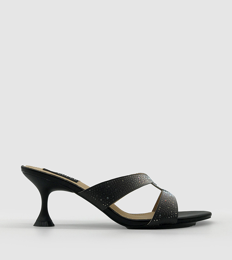Embellished Heeled Sandals