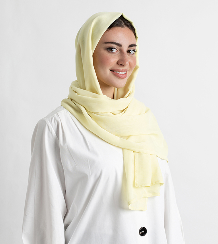 حجاب طرحة طويل سادة   