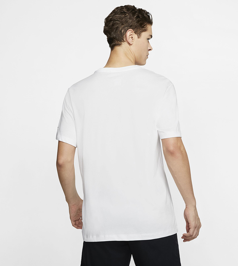 M Nkct Tee Dfct Racquet Gfx-White