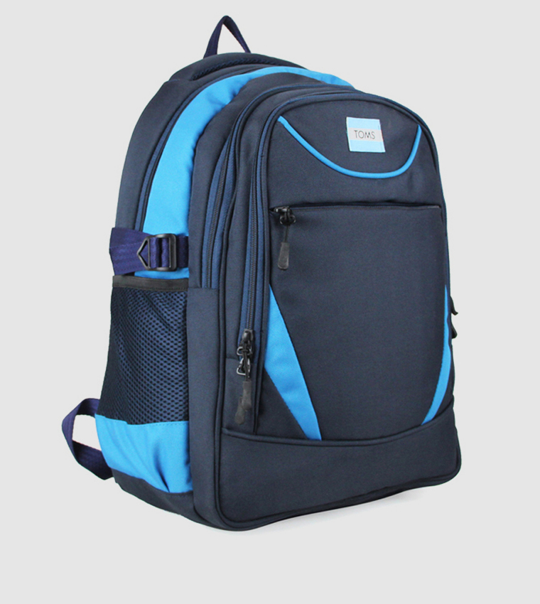 Buy Toms Color Block Essential School Backpack In Blue 6thStreet UAE
