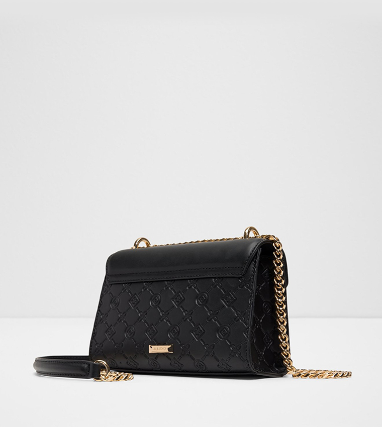CRELALLE Self Patterned Flap Crossbody Bag