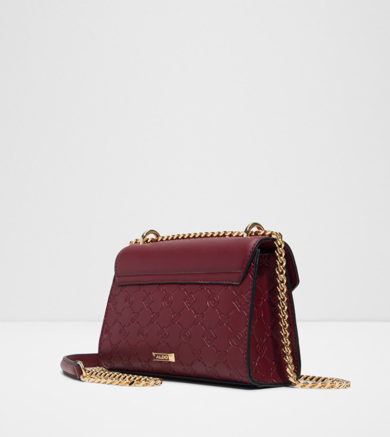 CRELALLE Self Patterned Flap Crossbody Bag