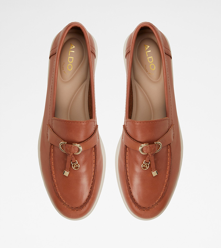 CRERAS Metal Accent Loafers