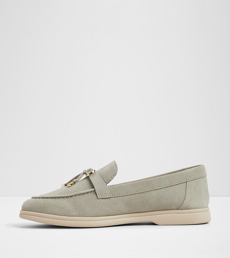 CRERAS Metal Accent Loafers