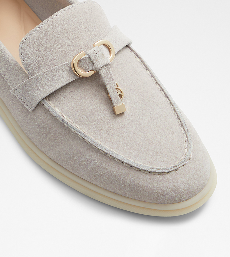 Grey loafers shop