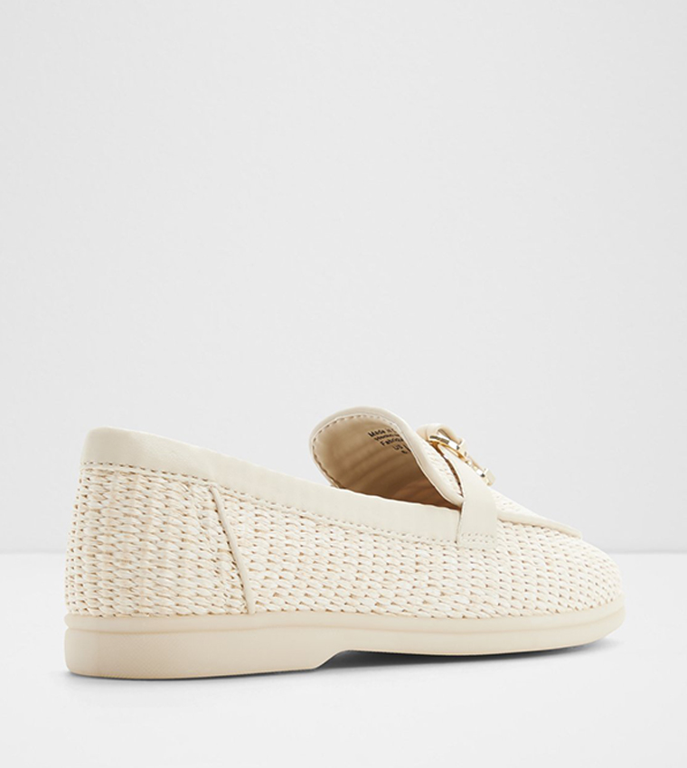 CRERAS Textured Round Toe Loafers