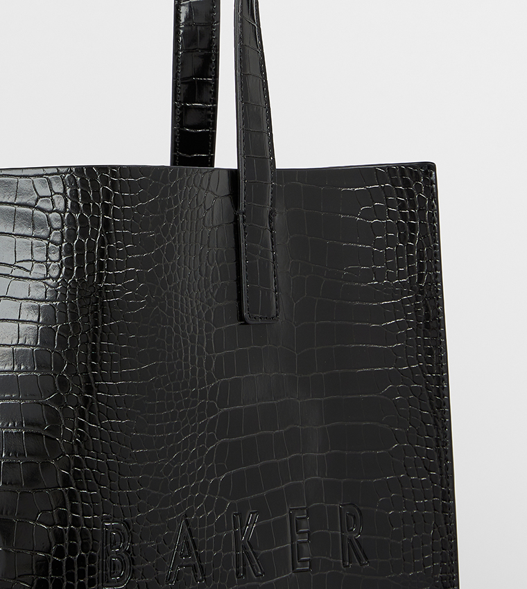 CROCCON Textured Mini Tote Bag
