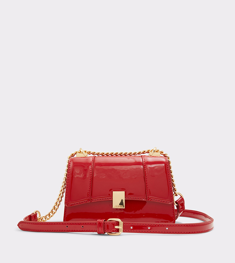 Aldo red handbag sales