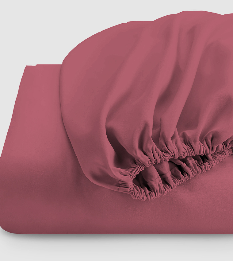 3 قطع شرشف سرير سوبر كينج فائق النعومة مع 2 غطاء وسادة ، موف ، 200x200 + 30 سم