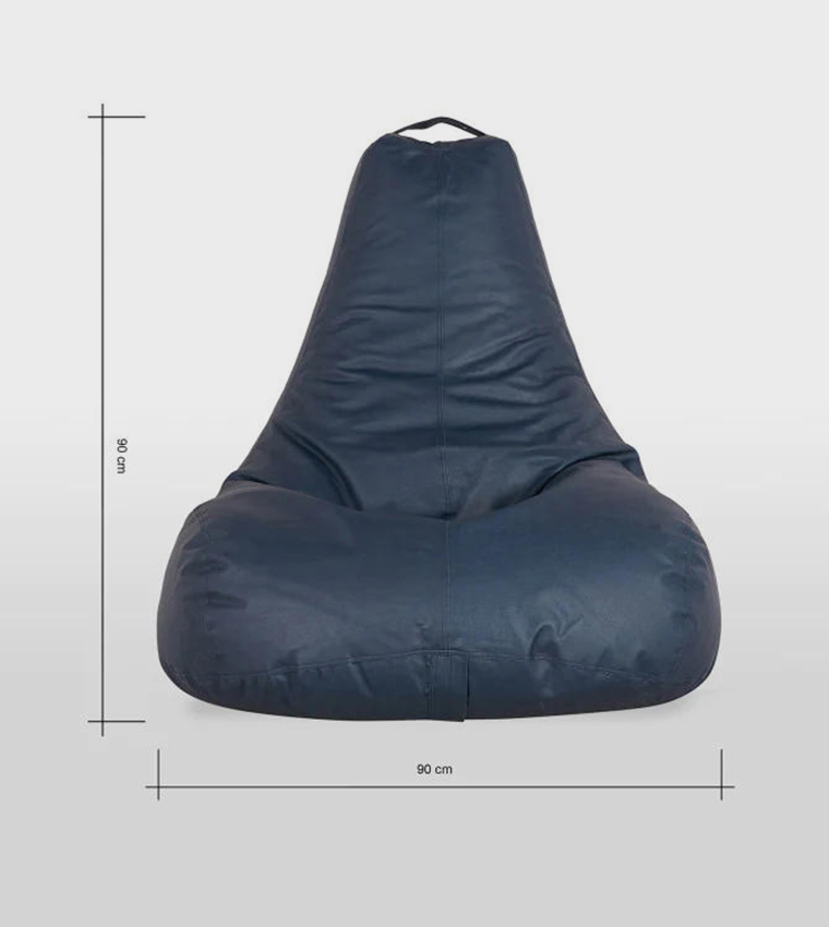 Tear Drop Bean Bag, Navy Blue, 90x90cm