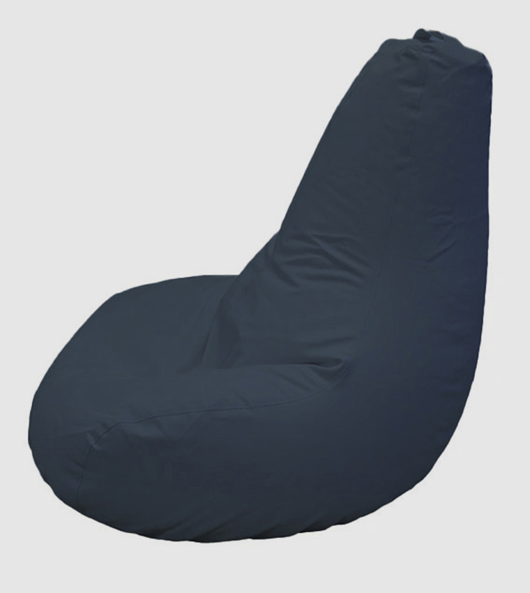 Tear Drop Bean Bag, Navy Blue, 90x90cm