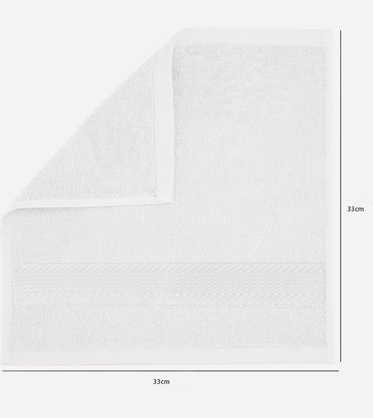 Buy Sascha Face Towel, Teal - 30x30 cm Online in UAE (Save 33%) - Homes r Us