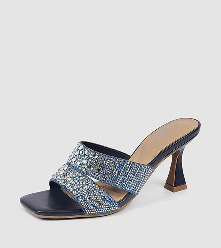 Embellished Heeled Sandals