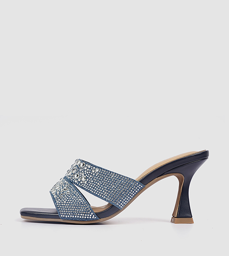 Embellished Heeled Sandals