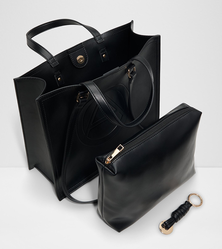 CUSTANCE Textured Tote Bag